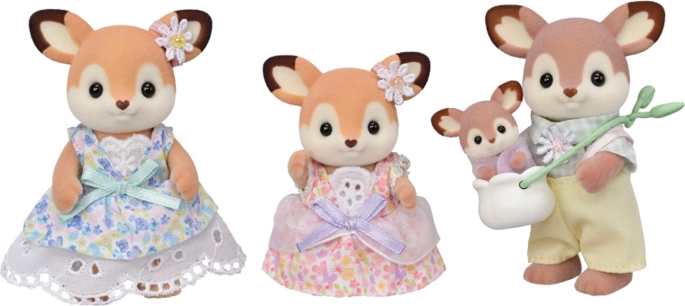 Sylvanian Families elniukų šeima – 4 figūrėlių rinkinys
