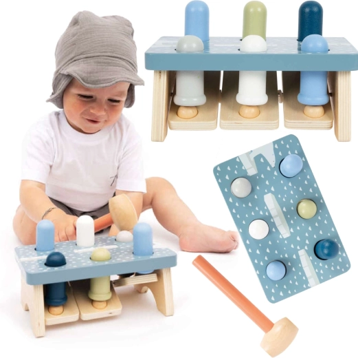 Wooden Pound-a-Peg Arctic by small foot