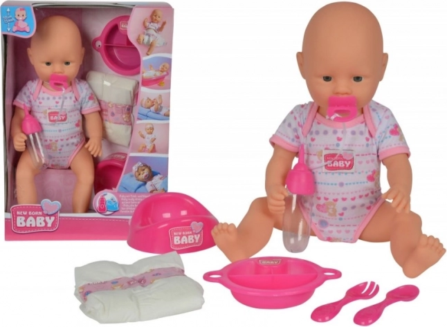 Newborn with accessories