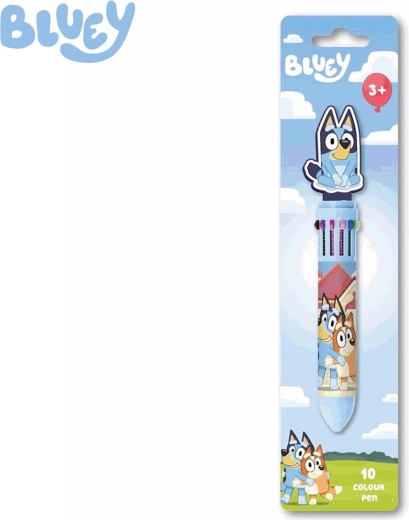 Bluey įvairiaspalvis vaikiškas rašiklis 10 viename