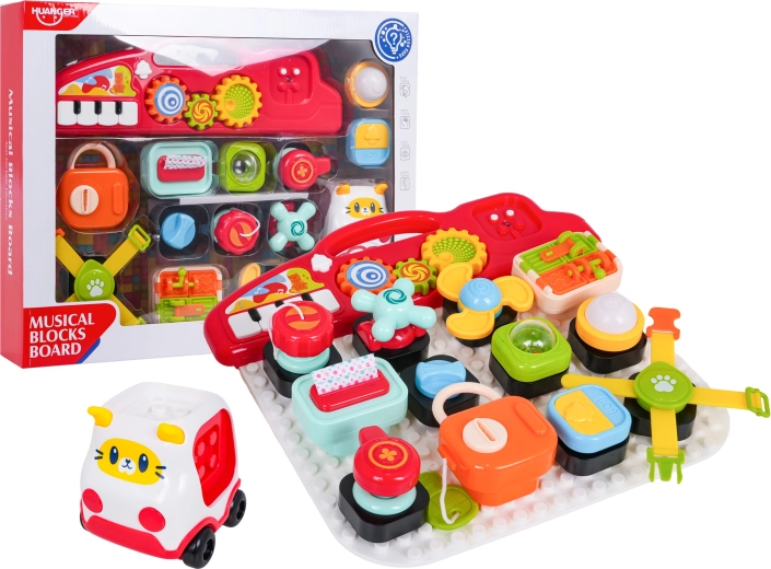 Multifunctional interactive board with accessories for children