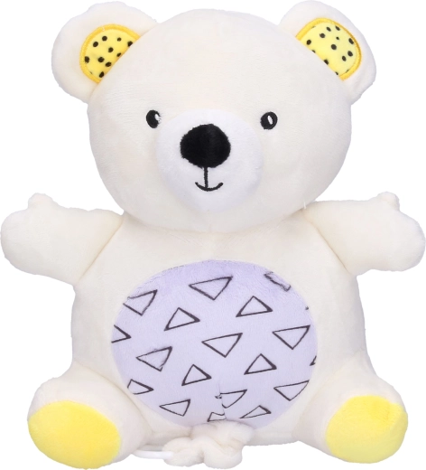 Wind-up plush teddy bear with lullaby 19 cm