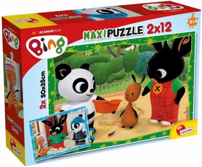 Maxi dėlionė Bing 2 x 12 dalių