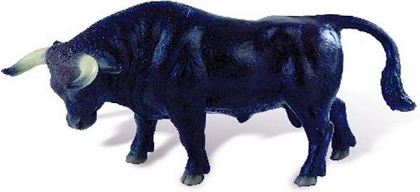 Bullyland juodas buliaus Manolo figūrėlė