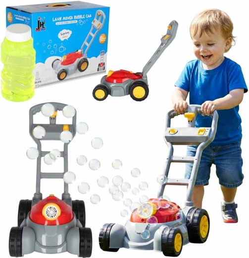 Vaikiška burbulų vejapjovė su šviesomis ir garsais