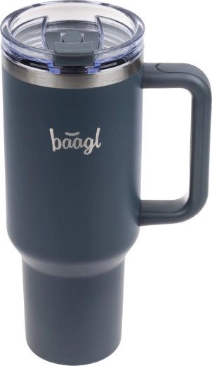 Baagl B-Cup anthracite insulated tumbler with straw 1.18 l
