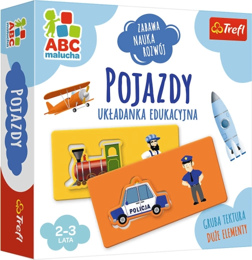 Educational Game Vehicles from the ABC Malucha Trefl Edition