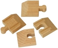 BABU traukinukai – rampa bėgiams 4 cm, 4 vnt.