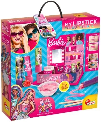 Spalvą keičianti „Barbie“ – lūpų blizgių gamybos rinkinys