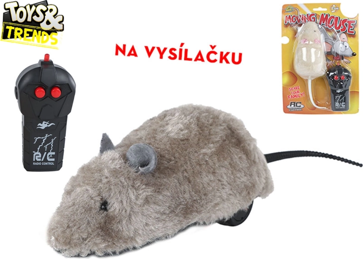 Toys&Trends RC pliušinė pelė 2,4 GHz – linksmas nuotolinio valdymo žaislas