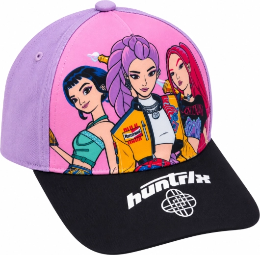 Kids' K-Pop Demon Hunters HUNTR/X Purple and Black Baseball Cap