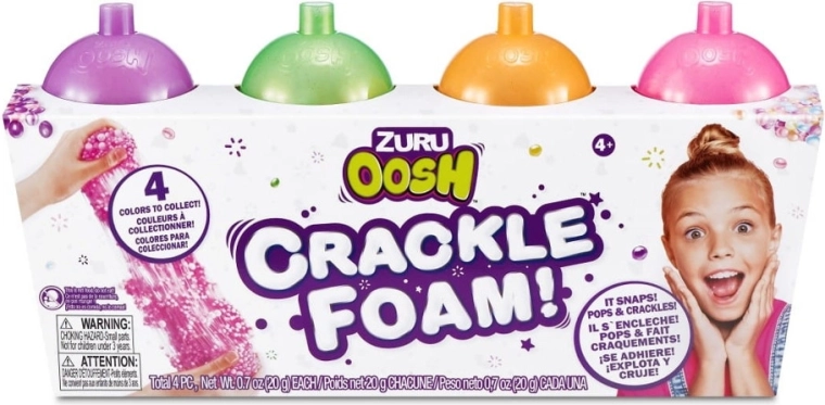 ZURU Oosh šlymo rinkinys – spragsinčios putos, 4 vnt.