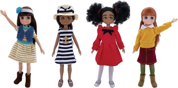 Lottie madingų drabužių rinkinys Keturi metų laikai lėlėms