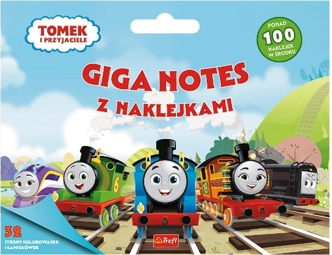 Tomas ir draugai giga užduočių knygelė su lipdukais