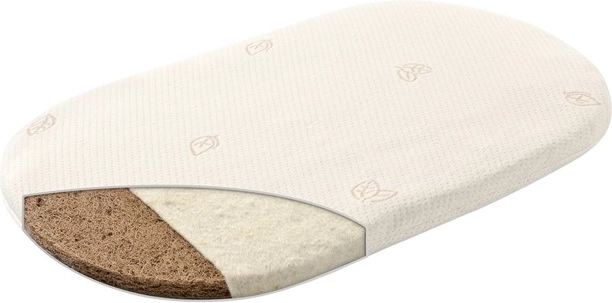 Träumeland natūralus krepšelio čiužinys Naturwölkchen 70 × 37 cm