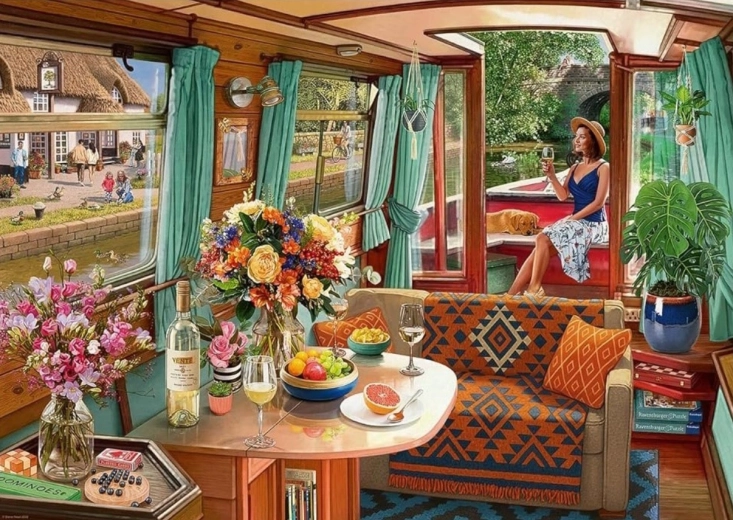 Ravensburger dėlionė Fantazijos pasaulio langas 1000 dalių