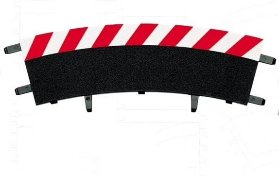Outer border for Curve 2/30° for slot car tracks CARRERA EVOLUTION, DIGITAL 132 and DIGITAL 124