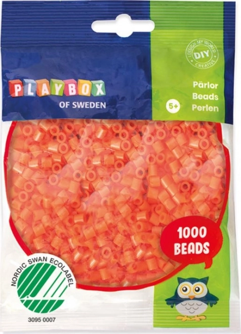 Lyginamosios karoliukai - oranžiniai