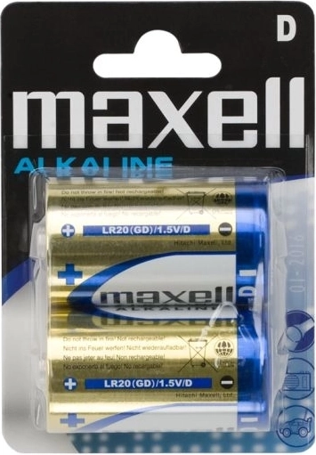 Alkaline D LR20 Batteries 1.5 V, 2 pcs