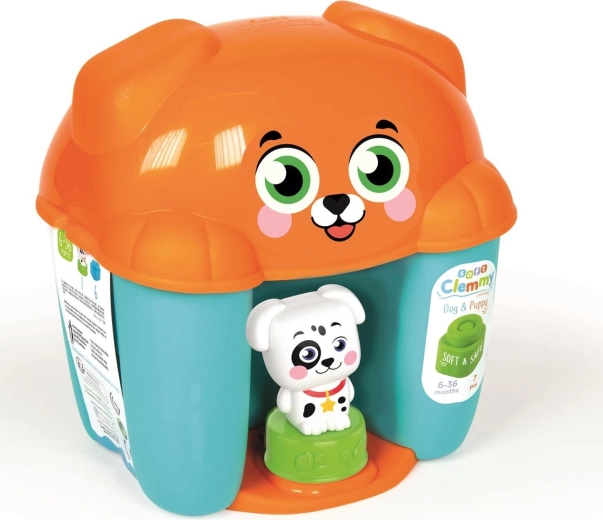 CLEMENTONI Soft CLEMMY Dog Box – 6 Soft Blocks