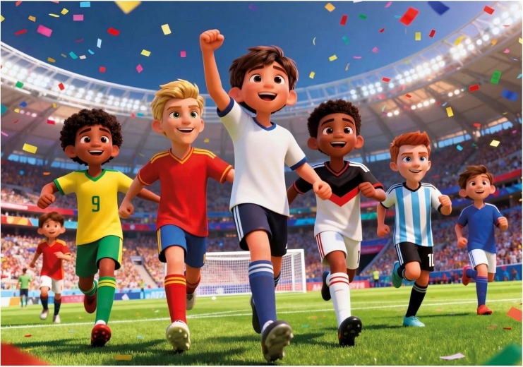 Educa dėlionė „Futbolo pasaulis“ 300 detalių