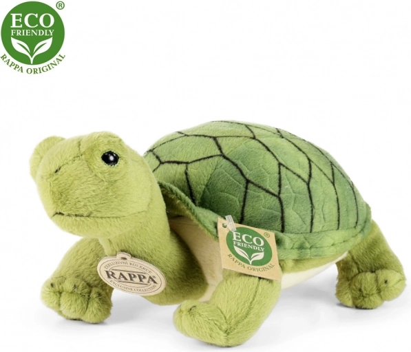Rappa pliušinis vėžlys Agata, žalias, 25 cm, eco-friendly