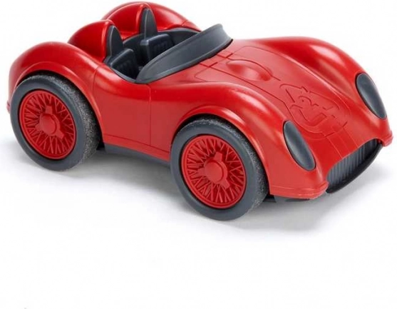 Raudonas lenktyninis automobilis Green Toys