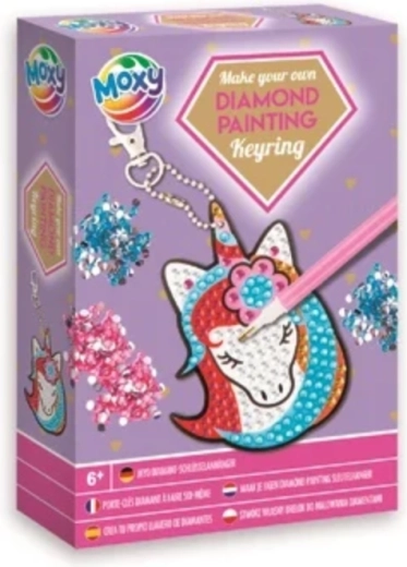 Diamond Painting – Unicorn Keychain