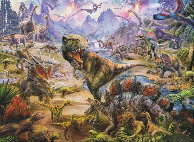 2D dėlionė 300 detalių dinozaurai RAVENSBURGER