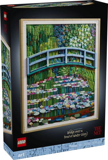 LEGO Art Claude Monet Bridge over a Pond of Water Lilies