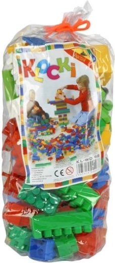 Plastikinės statybinės kaladėlės – 98 dalių rinkinys