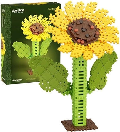 Waffle Mini Garden Sunflower Construction Set
