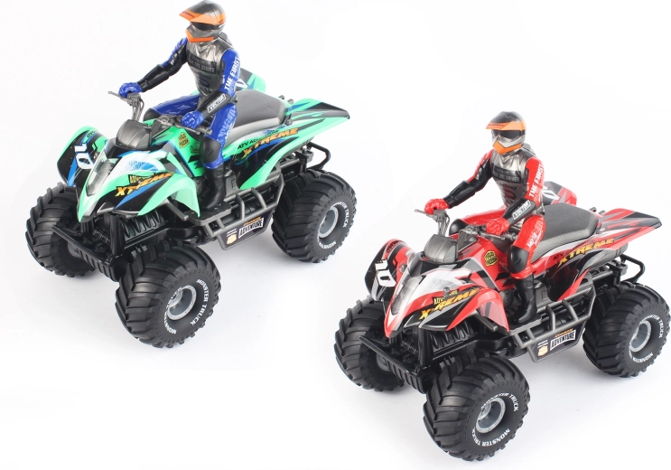 RC Quad Bike with Rider Figure, Remote Controlled, 29 cm - 1 piece