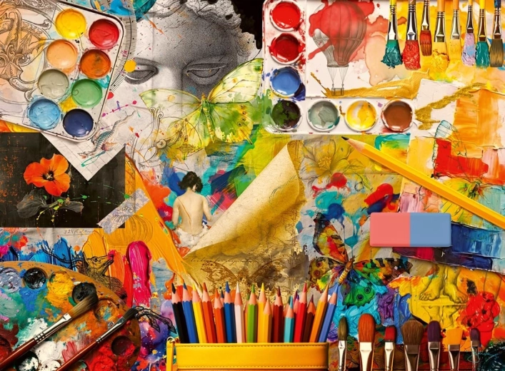 RAVENSBURGER dėlionė „Meno studija“ 500 detalių