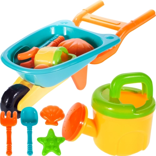 Padėklas su smėlio priedais