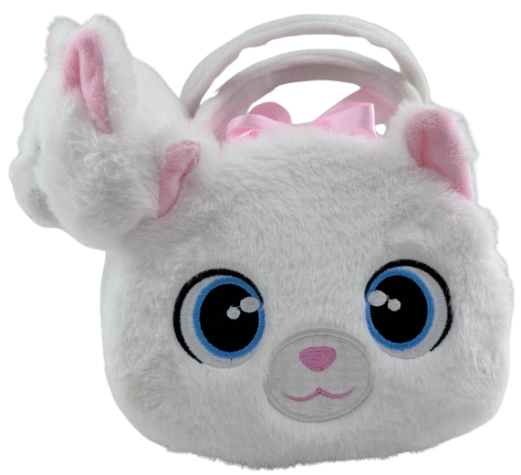 Plyšákov Plush Handbag Cat with Plush Kitten Kokoska
