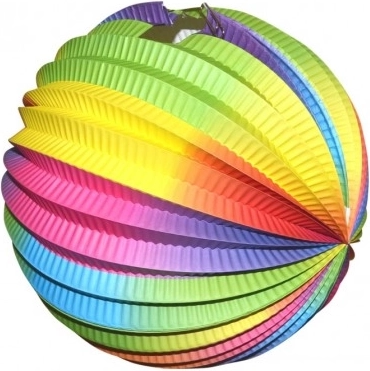 Lampionas Koule Rainbow 25 cm