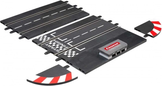 Power section with straight for Evolution slot car tracks