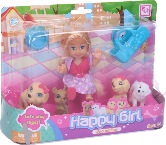 Doll with Puppies
