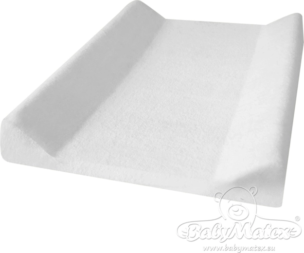 BabyMatex premium terry cover for changing mat 50 × 70/80 cm, white