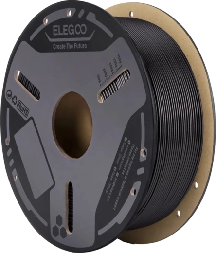 Filamentas Elegoo PETG-CF juodas
