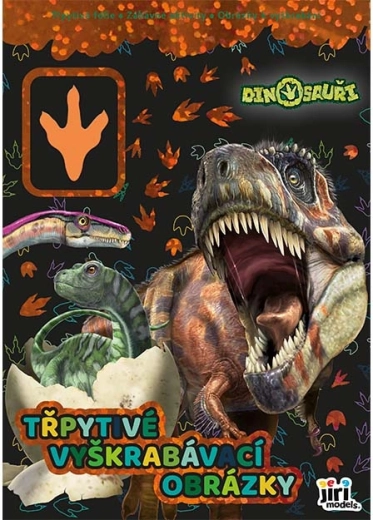 Blizgantys iškrapštomi paveikslėliai Dinozaurai
