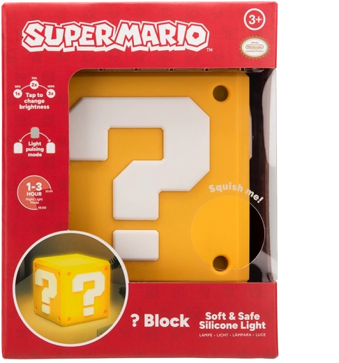 Super Mario SquishyGlo šviesa – „Question“ blokas