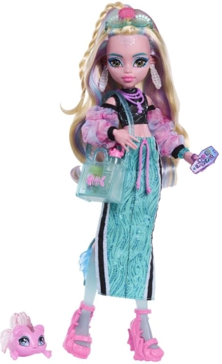 Monster High lėlė Lagoona Blue su priedais