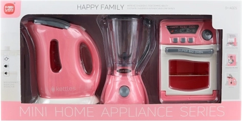 Set of children’s battery-powered kitchen appliances