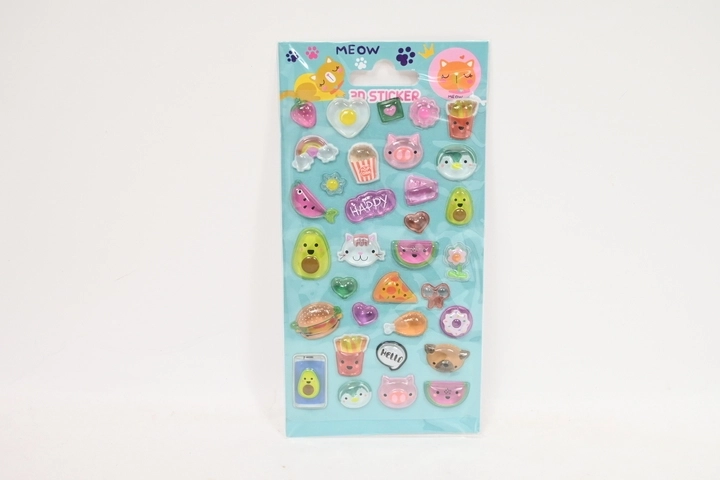 STNUX 3D puffy cat stickers