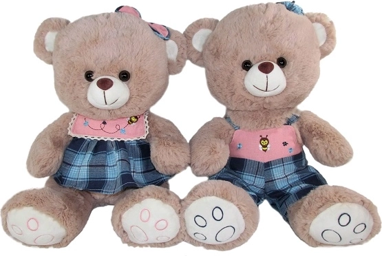 Plush teddy bear in an outfit 32 cm