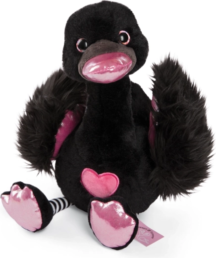 NICI Love Green Plush Black Swan 35 cm