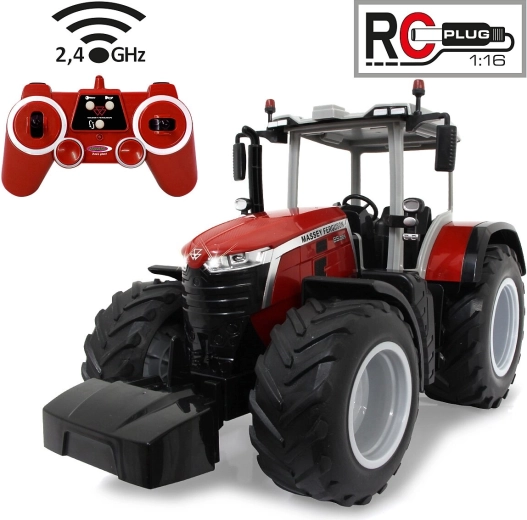 Nuotoliniu būdu valdomas traktorius Massey Ferguson 8S.285, 1:16 masteliu