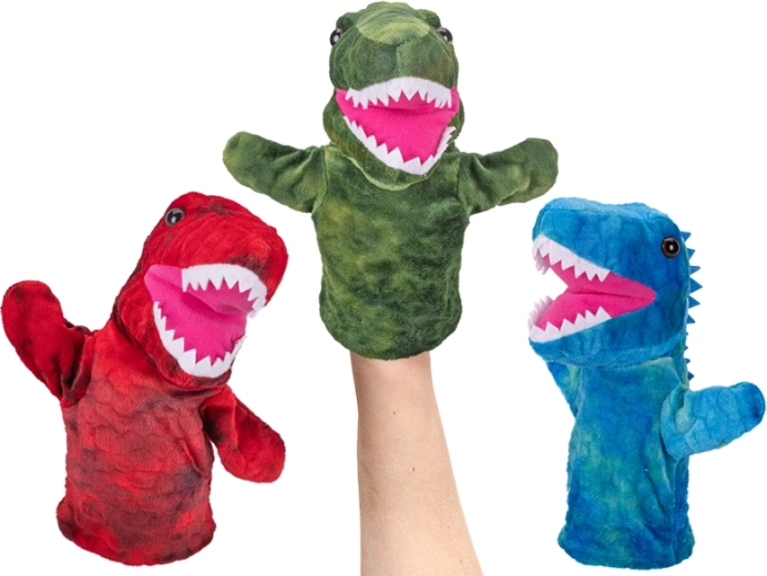 Pliušinis dinozauro rankinis lėliukas patiems mažiausiems vaikams